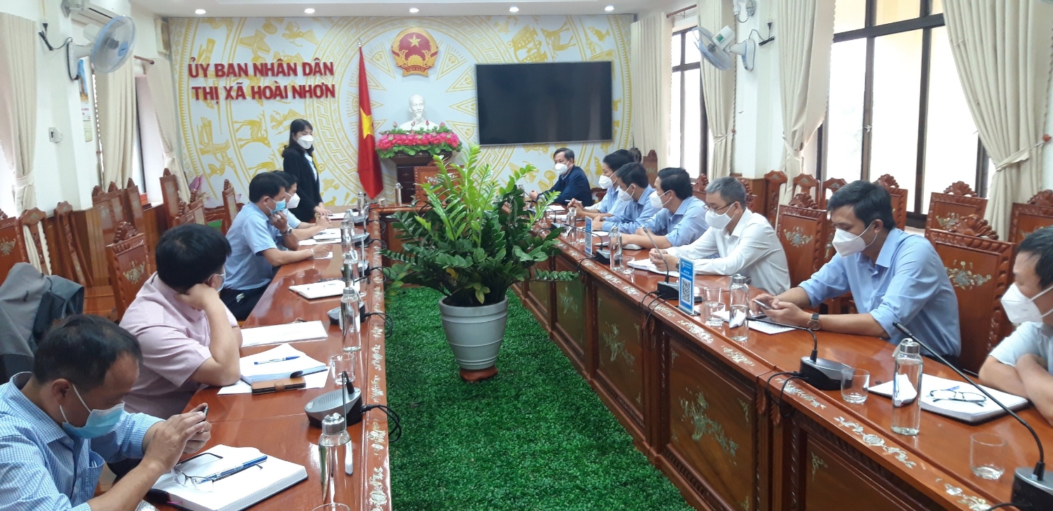 Công bố quyết định thanh tra tại UBND thị xã Hoài Nhơn